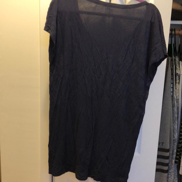 Cute navy T-shirt dress - Picture 3 of 3